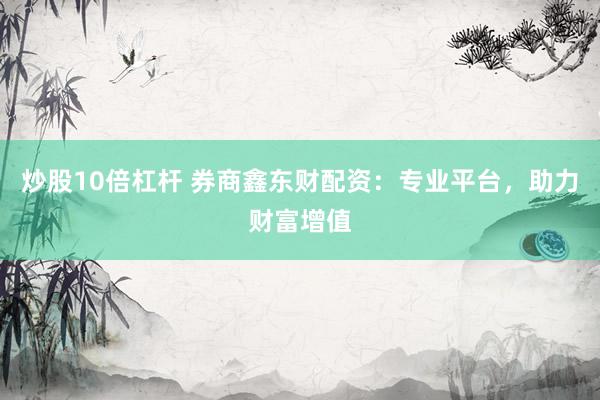 炒股10倍杠杆 券商鑫东财配资：专业平台，助力财富增值